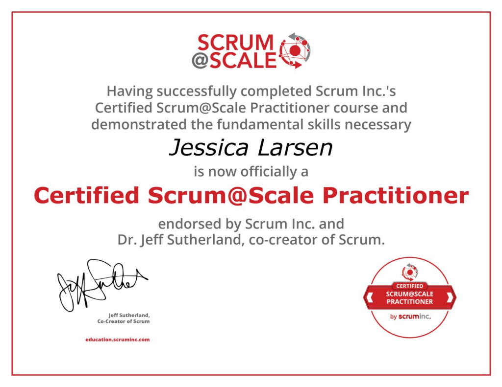 scrum at scale